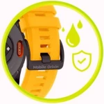 Λουράκι Garmin Watch 20mm Mobile Origin Easy Strap ES1 Quick Fit Σιλικόνης - Yellow (MO-ES20-YLW)