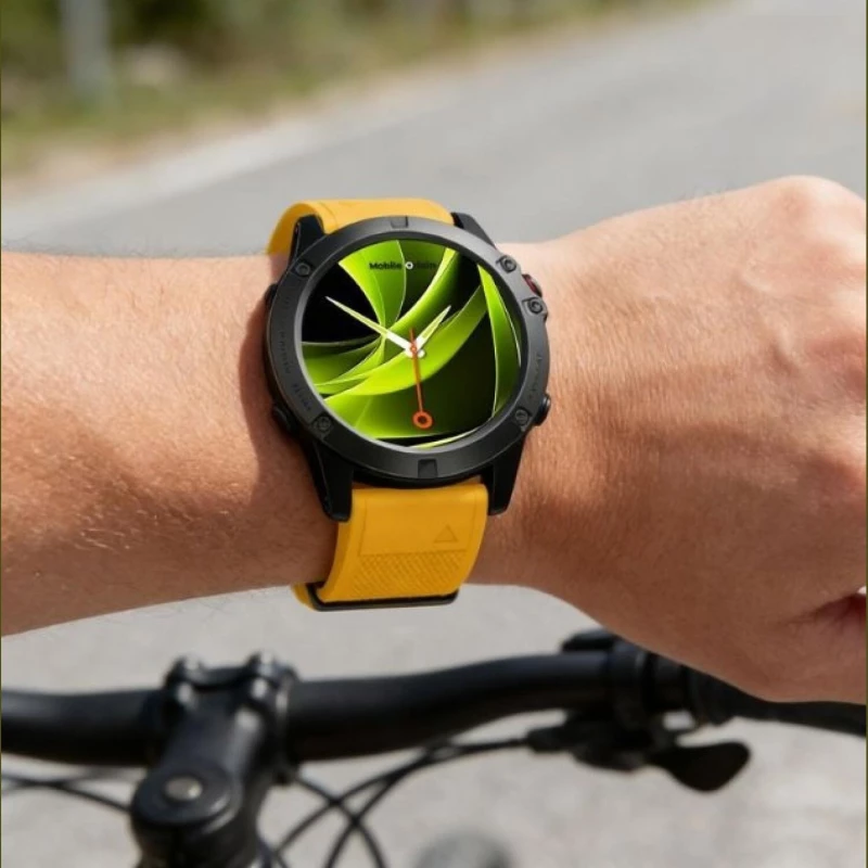 Λουράκι Garmin Watch 20mm Mobile Origin Easy Strap ES1 Quick Fit Σιλικόνης - Yellow (MO-ES20-YLW)