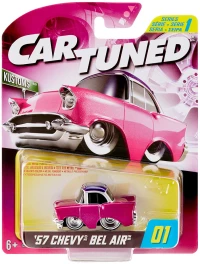 CAR-TUNED™ AYTOKINHTO ΣΕΙΡΑ 1 - 57 CHEVY BEL AIR ΦΟΥΞΙΑ (#594055-X1EUC)