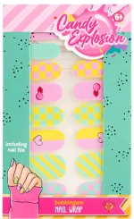 CREATE IT! CANDY EXPLOSION ΤΕΧΝΗΤΑ ΑΥΤΟΚΟΛΛΗΤΑ ΝΥΧΙΑ BUBBLEGUM (#848009)