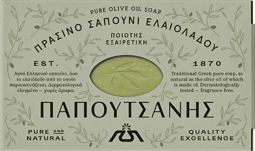 PAPOUTSANIS πράσινο σαπούνι ελαιολάδου 250γρ