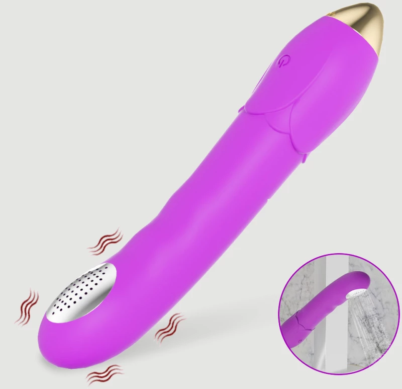 Δονητής Σιλικόνης & Κεφαλή Ντους 2 σε 1 Aquata 2 in 1 Silicone Vibrator & Showerhead Stimulator - Μωβ