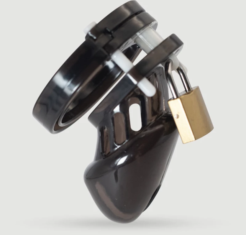 Κλουβί Πέους Με Κλειδαριά Lock My Cock Plastic Chastity Cage With Lock - Μαύρο