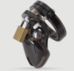 Κλουβί Πέους Με Κλειδαριά Lock My Cock Plastic Chastity Cage With Lock - Μαύρο