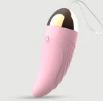 Κυρτός Δονητής Χειρός Σιλικόνης Curved Delight Silicone Handheld Bullet Vibrator - Ροζ