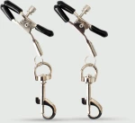 Σφιγκτήρες Θηλών Με Μεταλλικούς Γάντζους Nipple Clamps With Metal Hooks – Ασημί