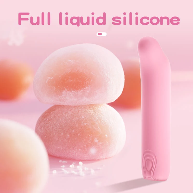 Mini Δονητής Από Απαλή Σιλικόνη Pointy Mini Liquid Silicone Vibrator - Μωβ