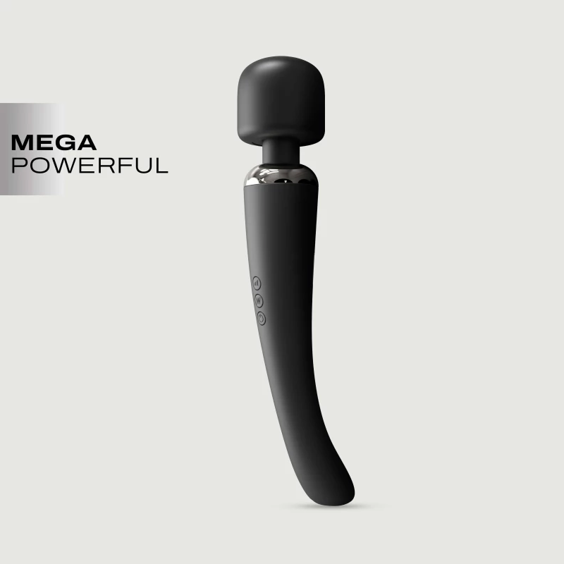 Δονητής Μασάζ Rechargeable Deluxe Megawand Vibrating Wand - Μαύρο