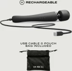 Δονητής Μασάζ Rechargeable Deluxe Megawand Vibrating Wand - Μαύρο