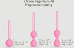 Σετ Κολπικές Μπάλες Per'Fit Silicone Kegel Ball Set - Ροζ