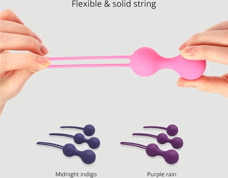 Σετ Κολπικές Μπάλες Per'Fit Silicone Kegel Ball Set - Ροζ