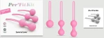Σετ Κολπικές Μπάλες Per'Fit Silicone Kegel Ball Set - Ροζ