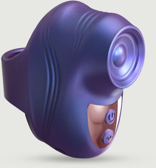 Δονητής Δαχτύλου Σιλικόνης Kisscool Silicone Tapping Finger Vibrator - Μωβ