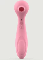 Αναρροφητής Σιλικόνης & Δονητής 2 σε 1 Gemini Premium Clitoral Suction Stimulator & Vibrator 2 in 1 - Ροζ
