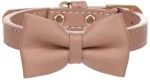 Flamingo Κολάρο Σκύλου Collar with Bow Tie Nela Pink S/M 20mm x 31-39cm