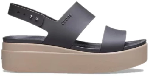 Crocs Brooklyn Low 220708-03 Πλατφόρμα 4.7cm Μαύρο