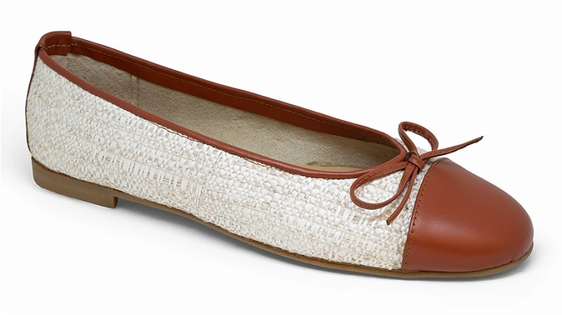 Bigshoes GA2138-09/02 Μπαλαρίνα Λευκό / Ταμπά