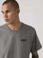 Levi’s Graphic Tee ανδρικό βαμβακερό relaxed t-shirt γκρι 161432496