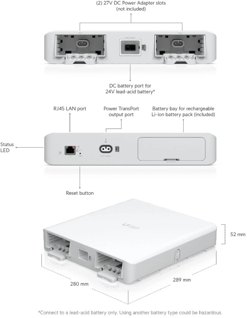 Ubiquiti UISP-P, UISP Power