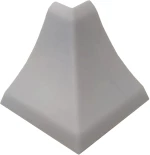 Γωνία Εξωτερική Αρμοκάλυπτρου Γκρι 4x2.5x4cm