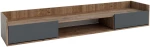 Έπιπλο TV Callisto Σκούρο Δρυς-Γραφίτης 200x40x30cm