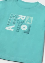Mayoral Μπλουζα κοντομανικη βασικη τυρκουαζ 26-00106-010 106 Αγόρι