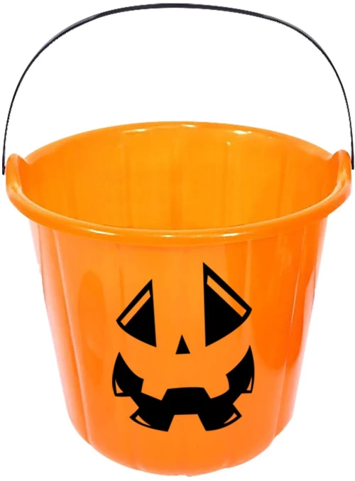 Κουβάς Halloween Trick or Treat Κολοκύθα ø17x14,5cm Carnavalista 232661