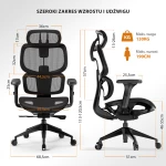 Καρέκλα γραφείου SENSE7 NOBU μαύρο