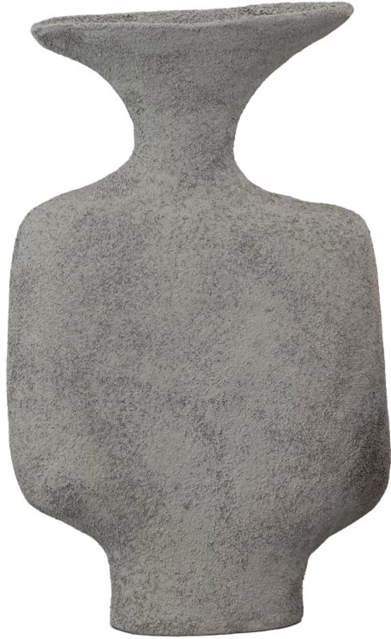 LIBERTA RUSTIC ΒΑΖΟ 18.5x7x29cm ΑΛΟΥΜΙΝΙΟ ΜΑΥΡΟ