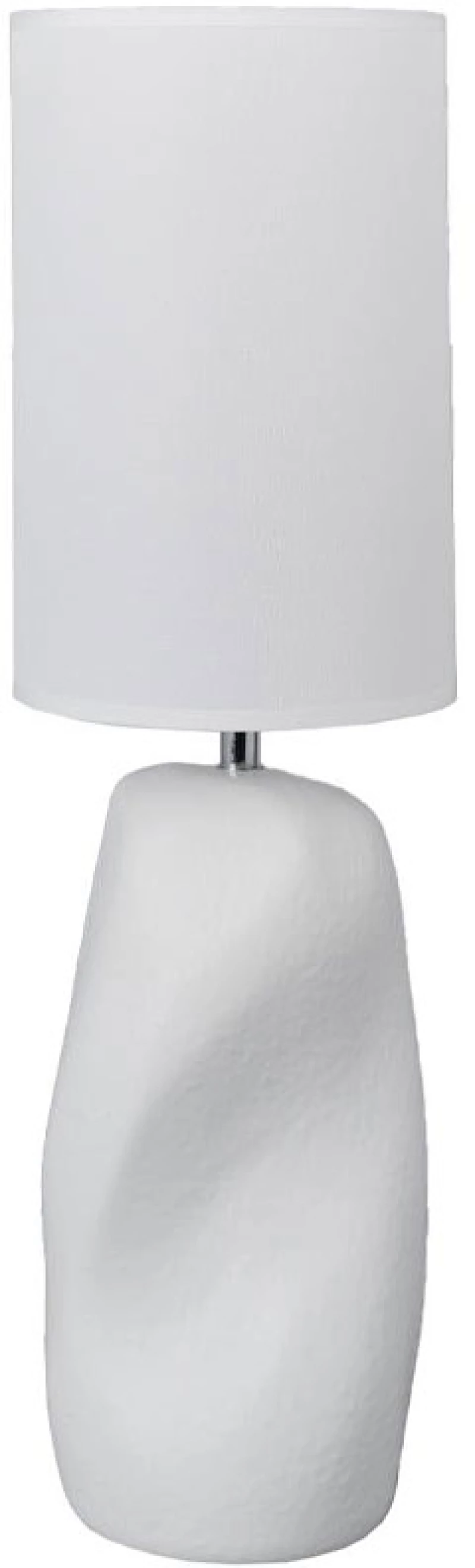 LIBERTA SERENE ΦΩΤΙΣΤΙΚΟ ΕΠΙΤΡΑΠΕΖΙΟ 18.2x18.2x64cm STONEWARE ΑΣΠΡΟ ΥΦΑΣΜΑ