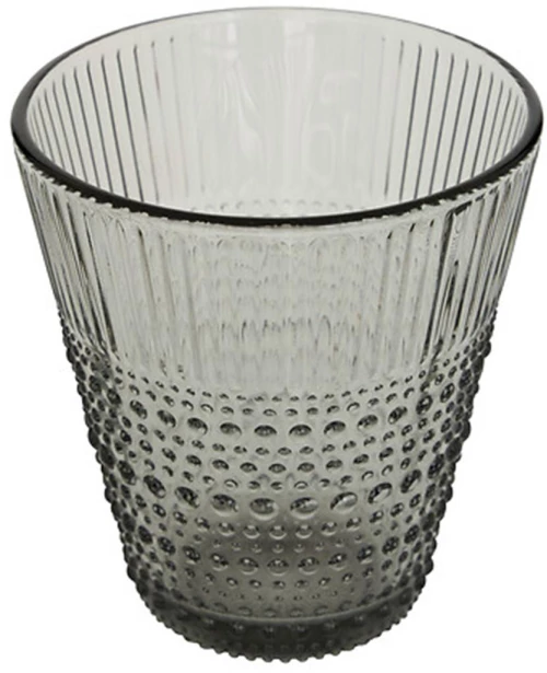 Ποτήρι νερού Bubble γκρι 27cl/9x9,6cm