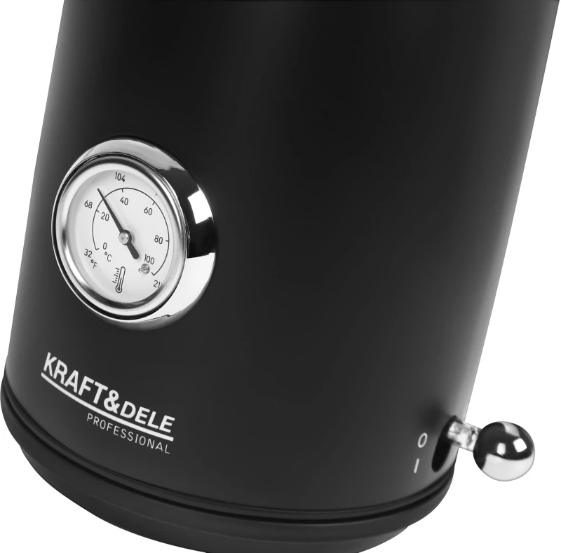 Kraft&Dele Ηλεκτρικός Βραστήρας 1lt 2200W με Περιστρεφόμενη Βάση 360° KD-4153
