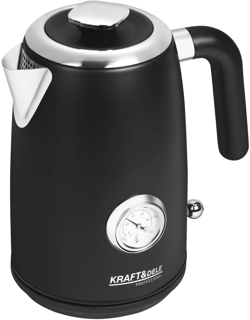 Kraft&Dele Ηλεκτρικός Βραστήρας 1lt 2200W με Περιστρεφόμενη Βάση 360° KD-4153