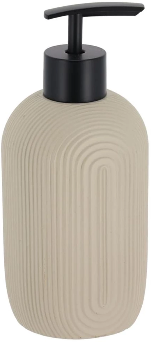 Dispenser μπεζ polyresin 400ml/7x16,5cm
