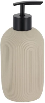 Dispenser μπεζ polyresin 400ml/7x16,5cm