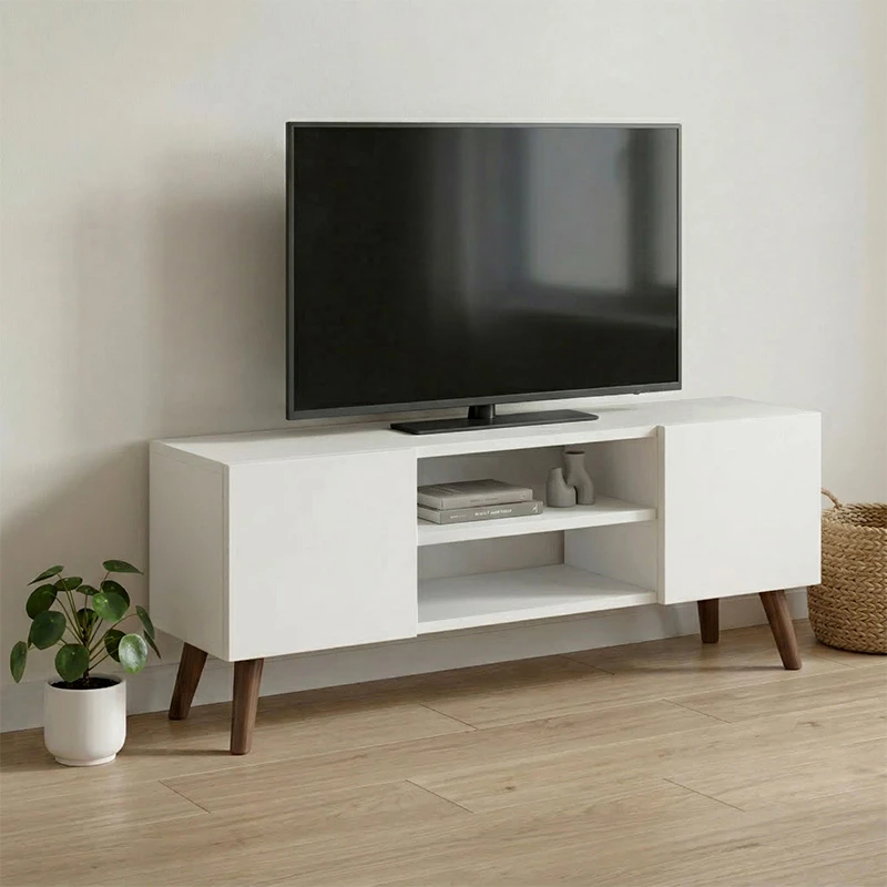 Έπιπλο τηλεόρασης Etna Megapap χρώμα λευκό 120x30x45εκ. | GP026-0106,1