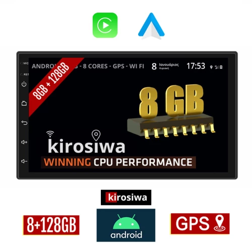 KIROSIWA 8GB + 128GB NISSAN NOTE (2004-2013) Android οθόνη αυτοκίνητου με GPS WI-FI (ηχοσύστημα αφής 7" ιντσών OEM Youtube Playstore MP3 USB Radio Bluetooth Mirrorlink Apple Carplay Android Auto 4x60W)
