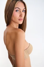 Σουτιέν Lisca SOPHIA - Strapless Μπέζ - Με Ενίσχυση - Με Μπανέλα -  Cup D - E