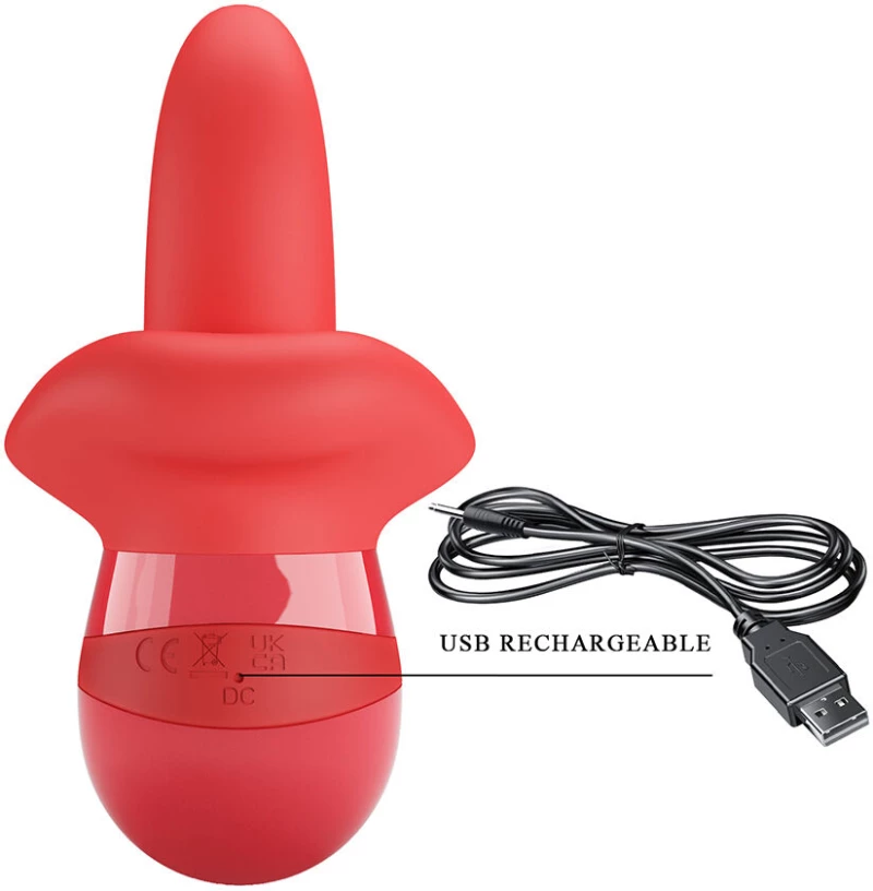PRETTY LOVE - OBELIA MASTURBATOR TONGUE VIBRATOR WITH ORBITAL MOTION