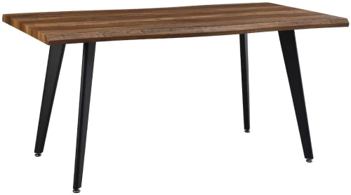 GROOVES Τραπέζι καρυδί 160x90xH75cm