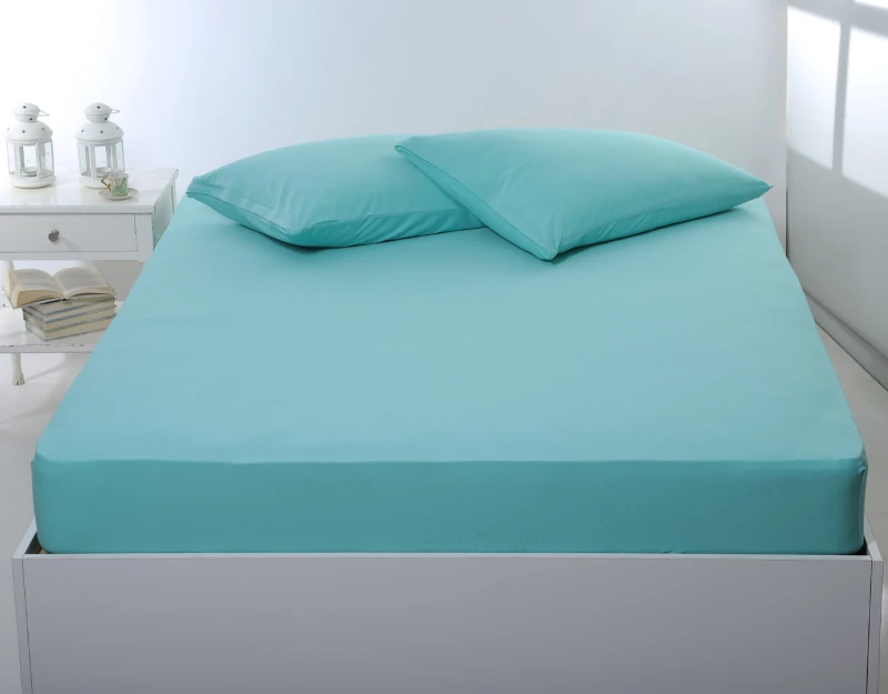 Σεντόνι με λάστιχο jersey (160cm x 200cm   35cm) sea green