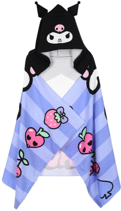 Poncho κορίτσι "Kuromi" λιλά