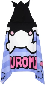 Poncho κορίτσι "Kuromi" λιλά