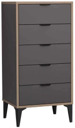 Συρταριέρα Arden 260ETH1403 50x40x105cm Anthracite