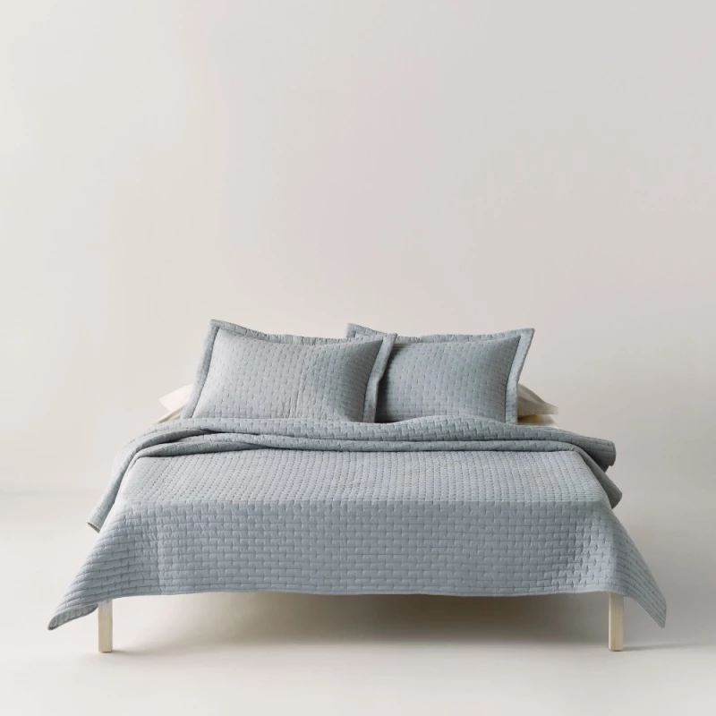 Κουβερλί Mason 24 (Σετ 3τμχ) Grey Kentia Υπέρδιπλo 220x240cm Microfiber-Hollowfiber