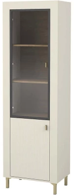 Βιτρίνα Mossa 162788069 60x40x194cm Beige