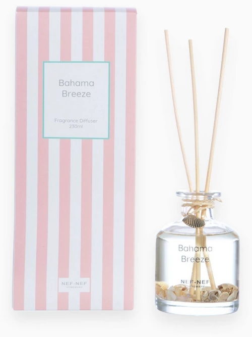 Αρωματικό Χώρου Με Στικς Bahama Breeze 230ml Pink Nef-Nef Homeware