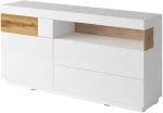 Μπουφές Selki 16827309 169x40x85cm White-Natural Μοριοσανίδα
