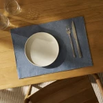 Σουπλά Serelith 179 Denim Gofis Home 30x46cm Βαμβάκι-Πολυέστερ