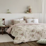 Σεντόνια Bouquet (Σετ 3τμχ) Pink-Multi Nima Μονό 170x260cm 100% Βαμβάκι